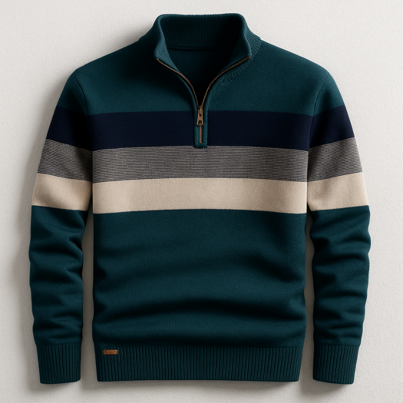 AVELYN LONDON™ | Zip-Up Pullover for Men