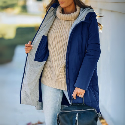 Karina | Lightweight Winter Puffer Jacket with Hood