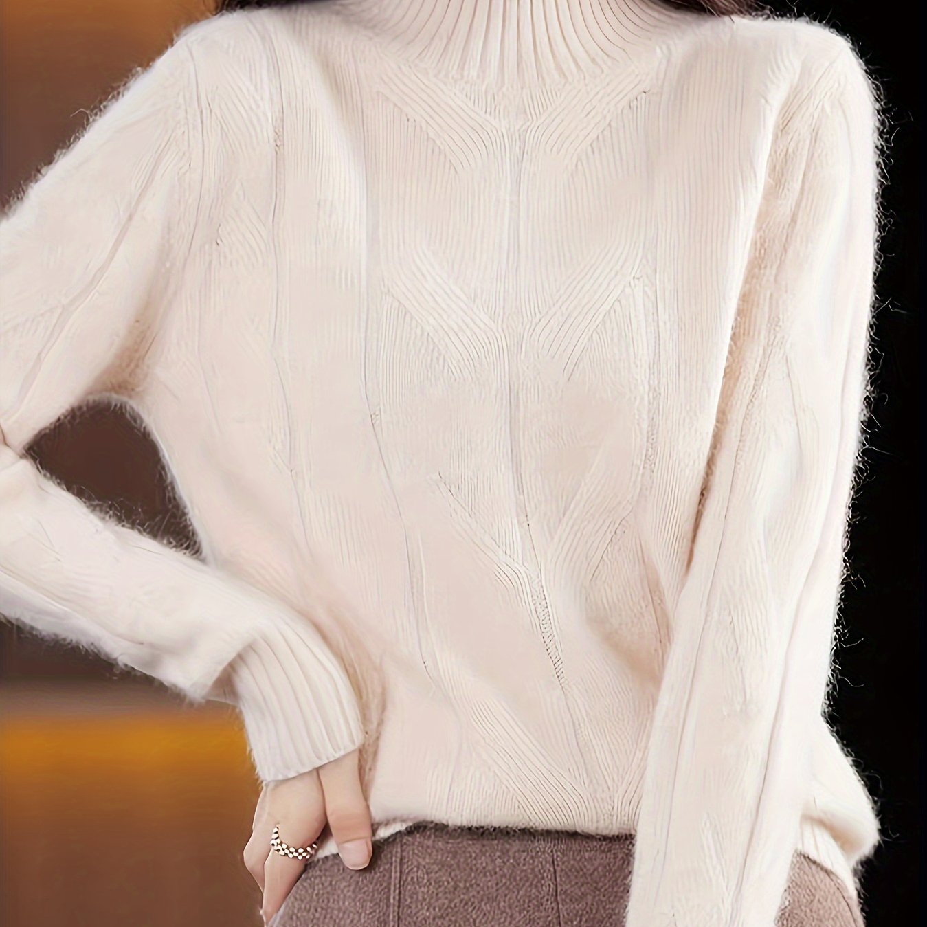 Karmen - Cozy Retro Knit Sweater