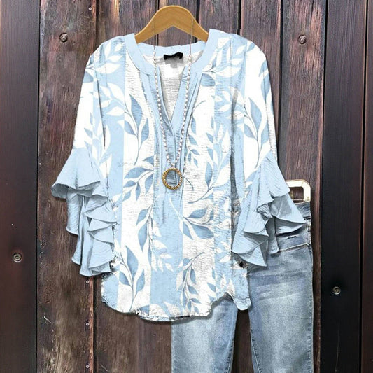 KAMI | Elegant blouse with patterns