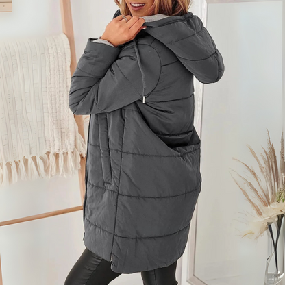 Karina | Lightweight Winter Puffer Jacket with Hood