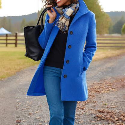 Esmee – Timeless Elegance Button Coat