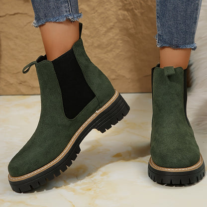 Marta | Women's Ankle Boots with Thick Sole