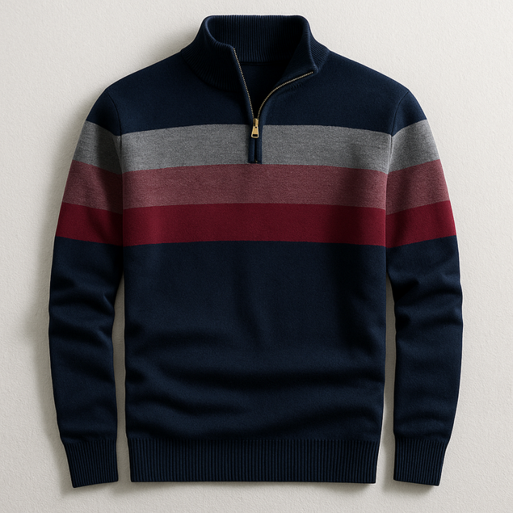 AVELYN LONDON™ | Zip-Up Pullover for Men