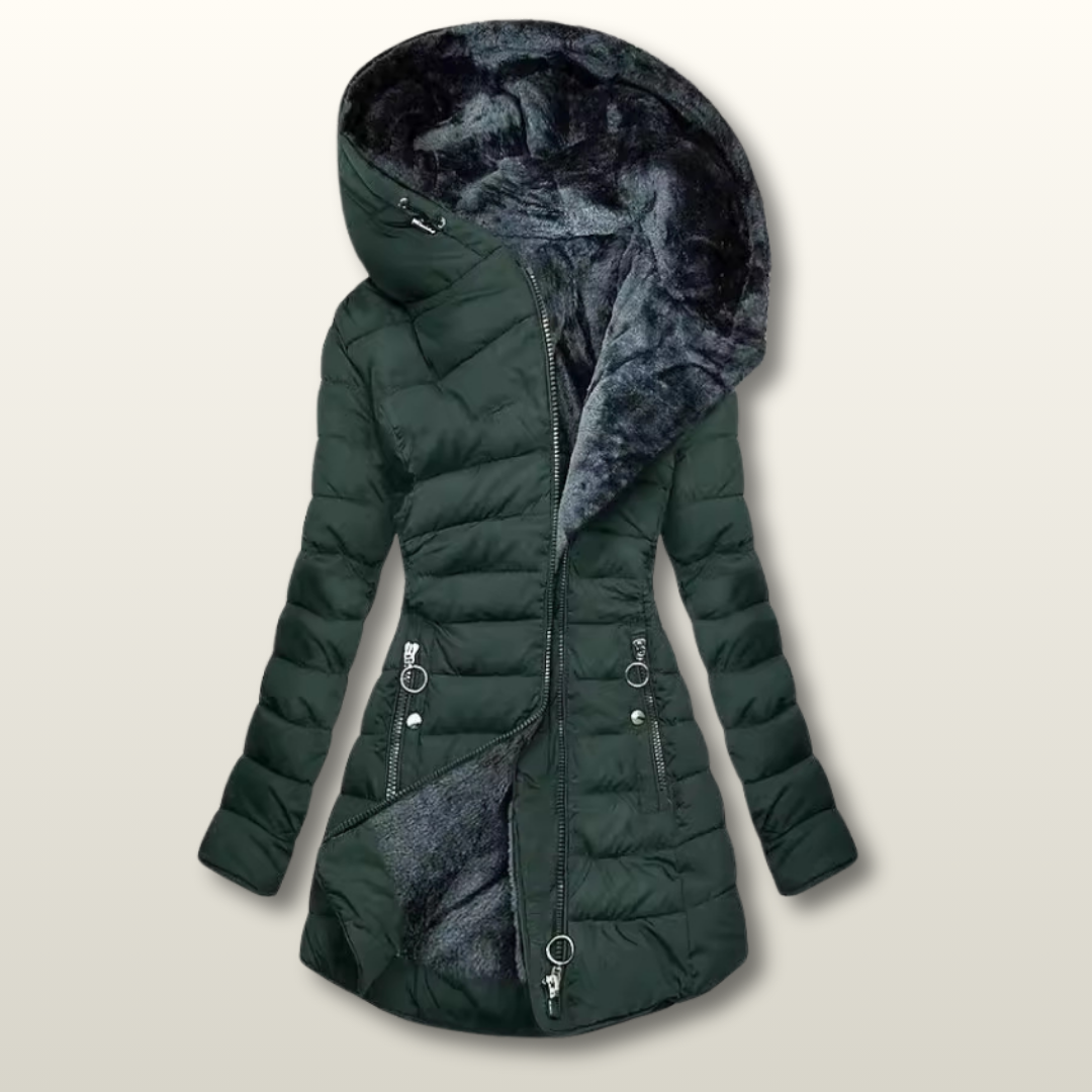 Amelia™ | Winter coat with a warm fur lining