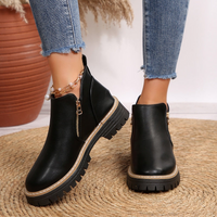 Katrina™ - Leather Ankle Boots