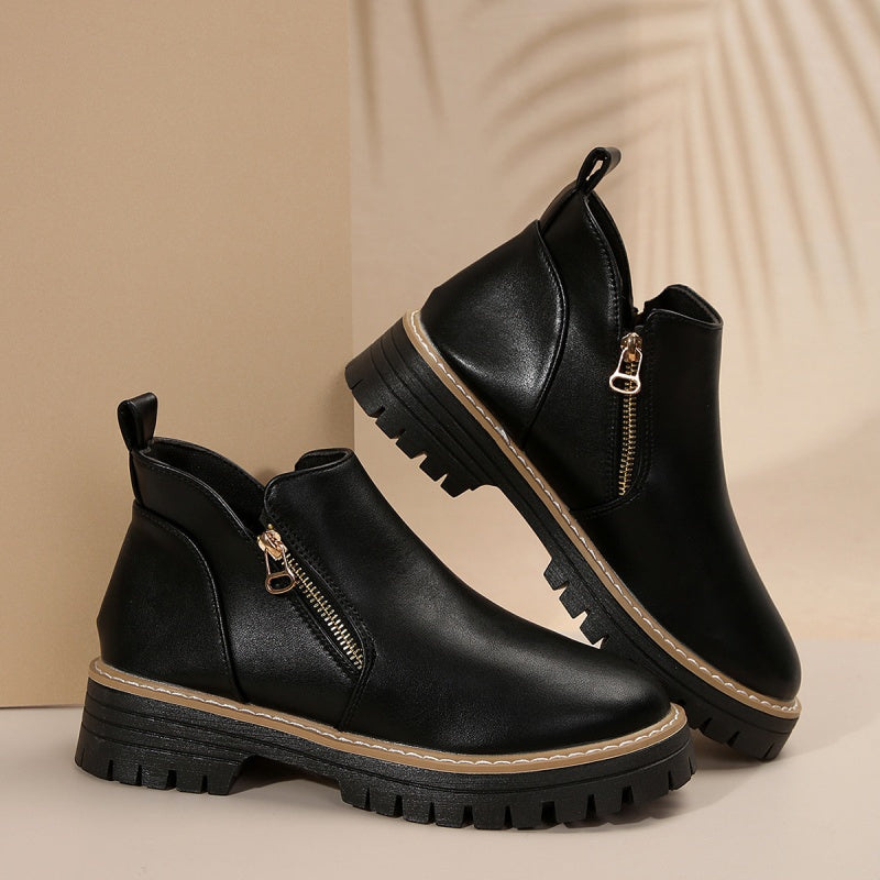 Katrina™ - Leather Ankle Boots
