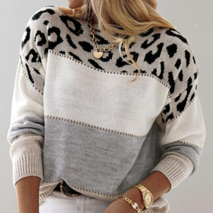 Tamsin | Stylish Leopard Print Sweater