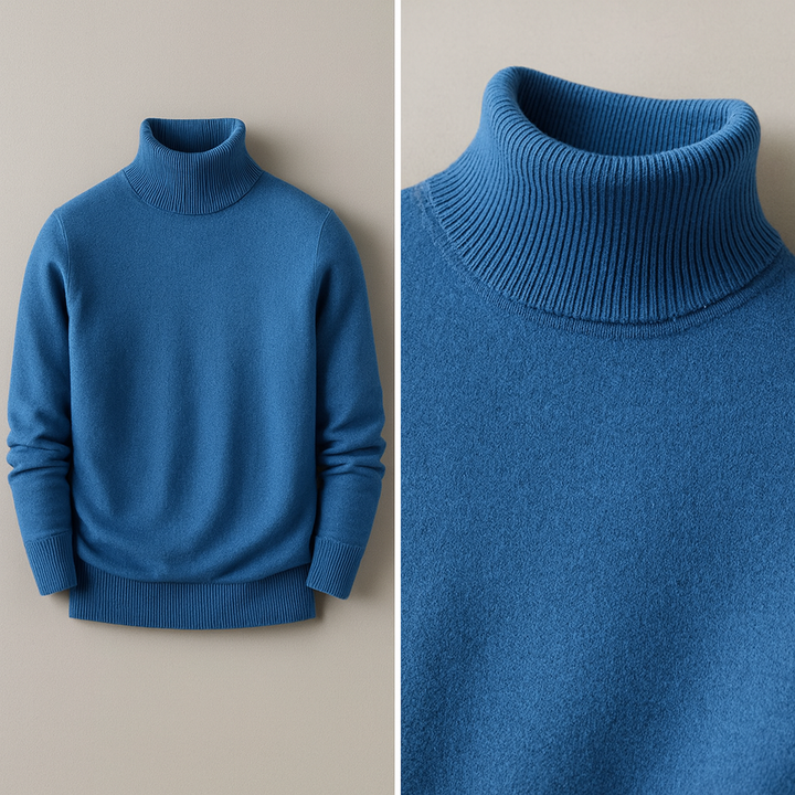 AVELYN LONDON™ | Men's High Neck Jumper