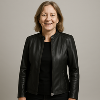 Ludmila | Elegant Leather Jacket