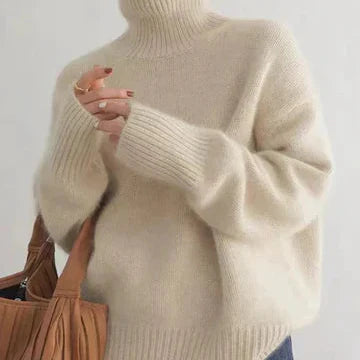 June | Amaya | Luxe Cashmere Turtleneck Sweater