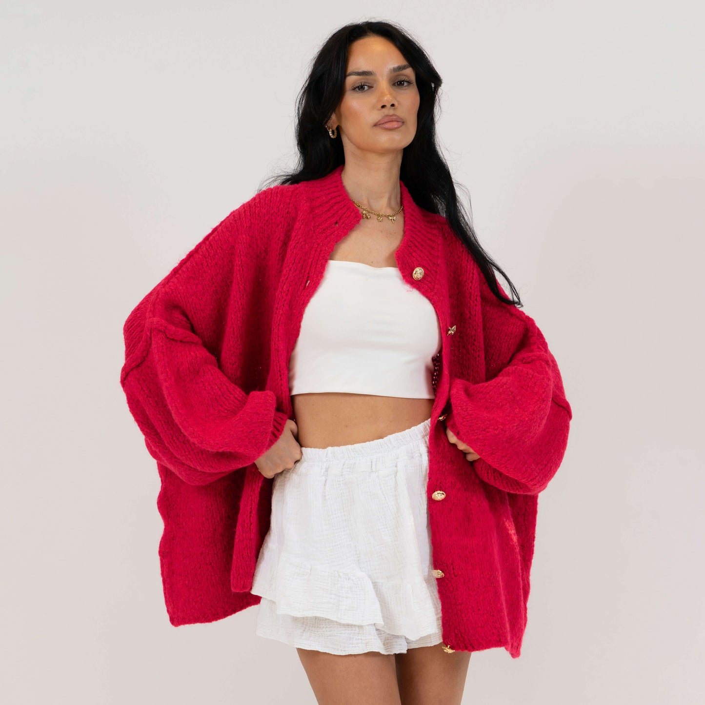 Oversized Cardigan "CozyGlam"
