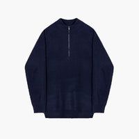 AVELYN LONDON™ | Half-Zip Knitted Jumper