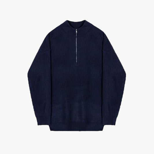 AVELYN LONDON™ | Half-Zip Knitted Jumper
