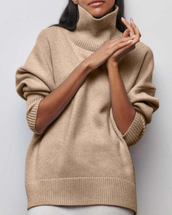 Evy – Roll Neck Jumper in Relaxed Fit