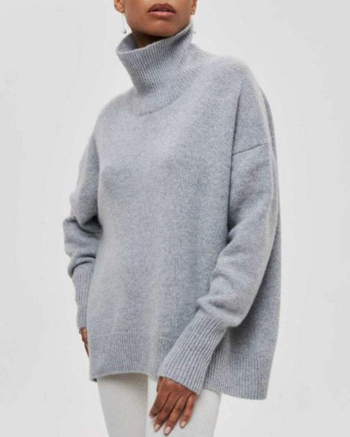 Evy – Roll Neck Jumper in Relaxed Fit