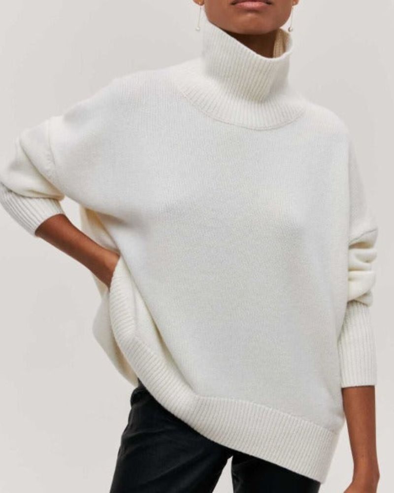 Evy – Roll Neck Jumper in Relaxed Fit