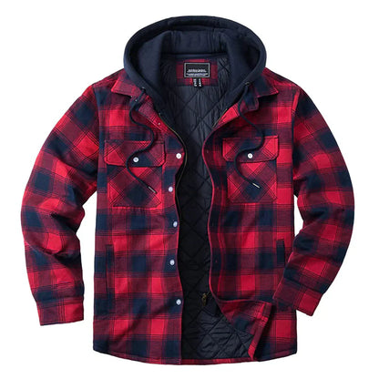 Joel | Checked Hooded Jacket