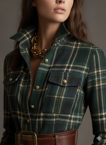 Elowen | Tailored Button-Down Shirt Dress