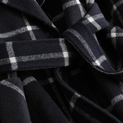 Bożena | Retro Tweed Check Jacket with Collar