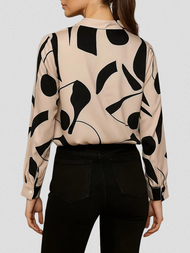 June | LYRA SATIN LOOK BLOUSE