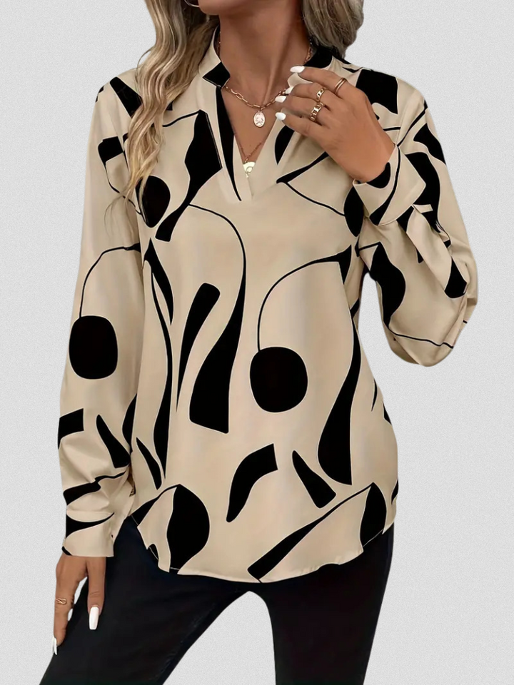 June | LYRA SATIN LOOK BLOUSE