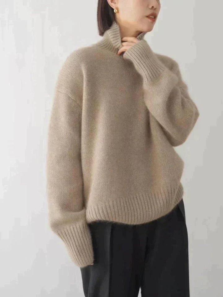 June | Amaya | Luxe Cashmere Turtleneck Sweater