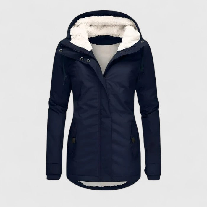 Seravia | Waterproof Winter Jacket with Hood
