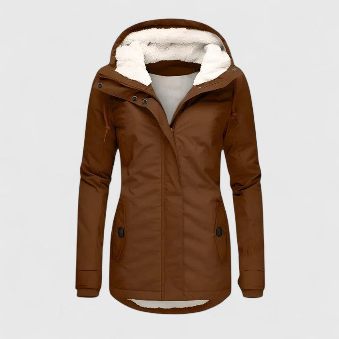 Seravia | Waterproof Winter Jacket with Hood