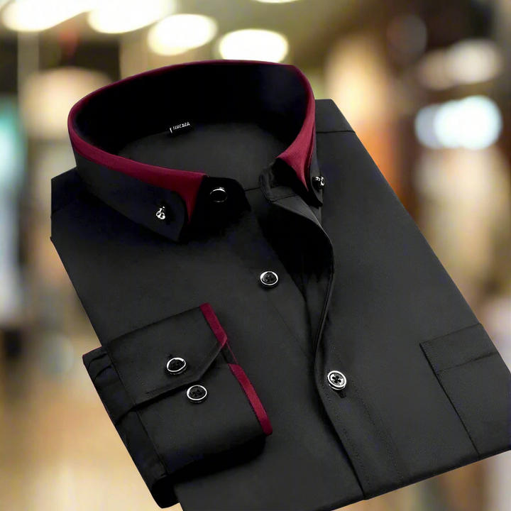 Alfie™ | Classic Cotton Long-Sleeve Shirt