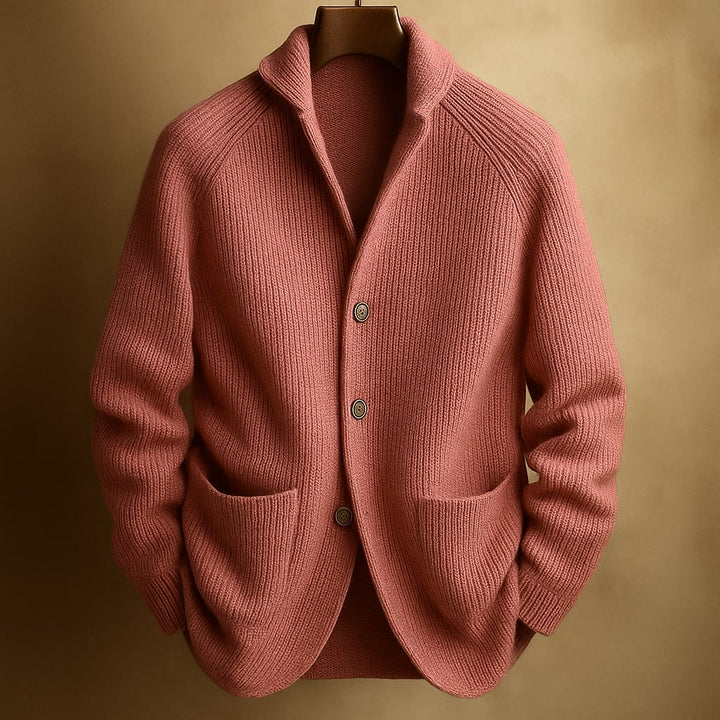 ALEXANDER™ | CORD CARDIGAN IN WOOL FOR MEN