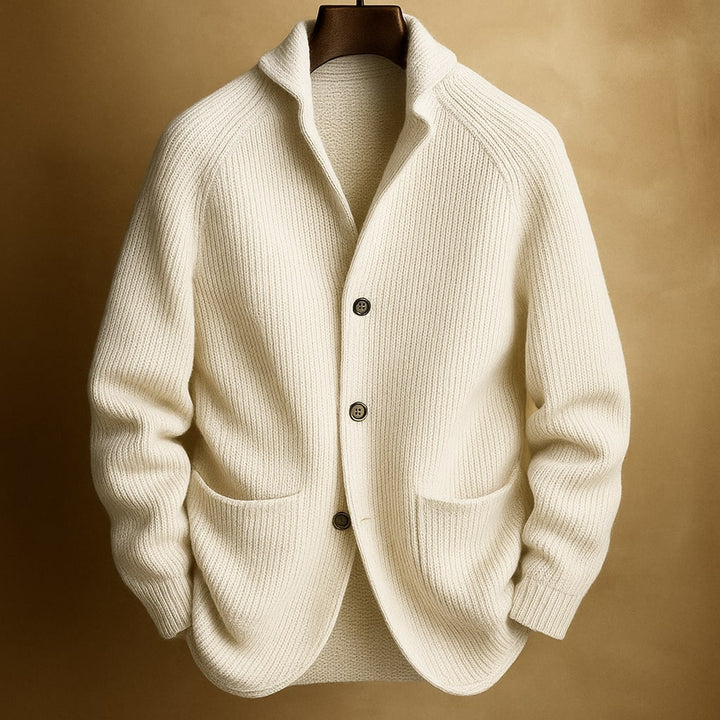 ALEXANDER™ | CORD CARDIGAN IN WOOL FOR MEN