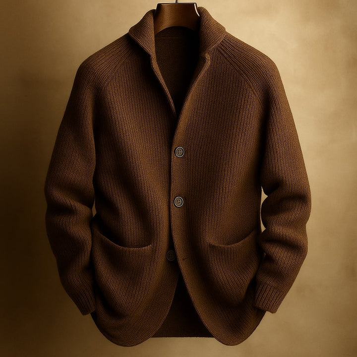 ALEXANDER™ | CORD CARDIGAN IN WOOL FOR MEN