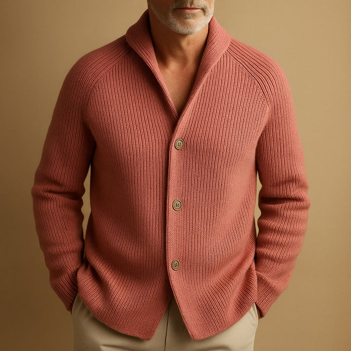 ALEXANDER™ | CORD CARDIGAN IN WOOL FOR MEN