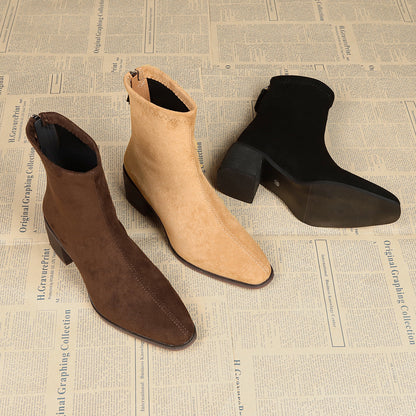 Iwona | Elegant Suede Ankle Boots