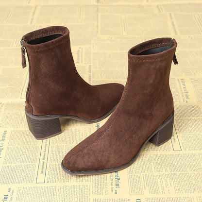 Iwona | Elegant Suede Ankle Boots