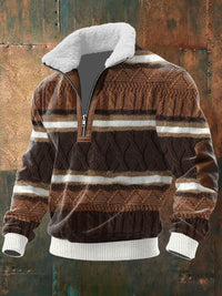 AVELYN LONDON™ | ZIP-UP FLEECE COLLAR PULLOVER