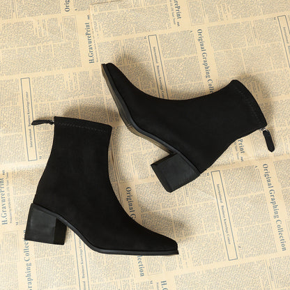 Iwona | Elegant Suede Ankle Boots