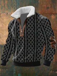 AVELYN LONDON™ | FLEECED HIGH COLLAR ZIP-UP PULLOVER