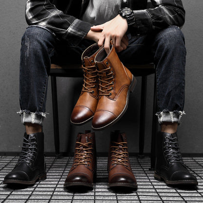 Morgan | Faux Leather Ankle Boots