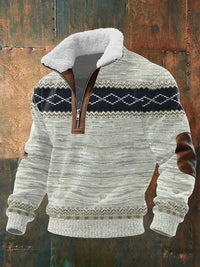 AVELYN LONDON™ | FLEECED HIGH COLLAR ZIP PULLOVER