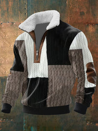 AVELYN LONDON™ | FLEECE-LINED ZIP-UP PULLOVER
