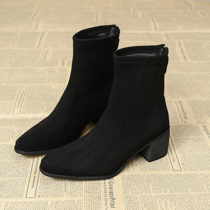 Iwona | Elegant Suede Ankle Boots