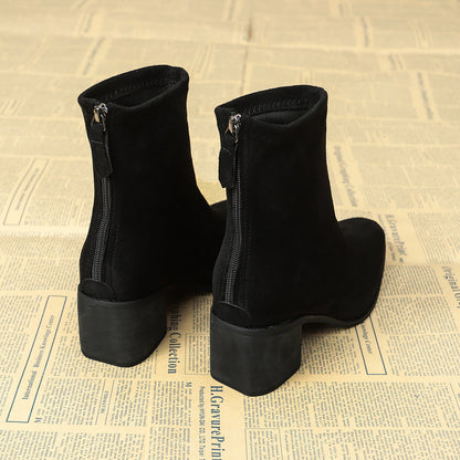 Iwona | Elegant Suede Ankle Boots