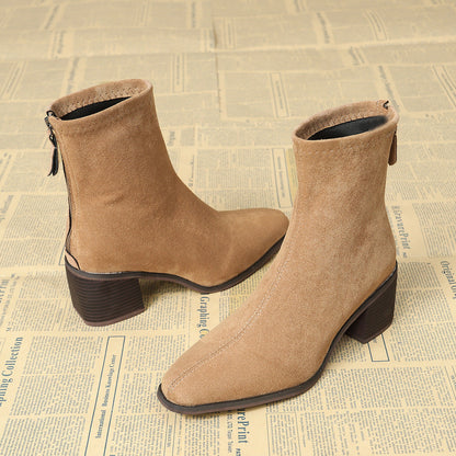 Iwona | Elegant Suede Ankle Boots