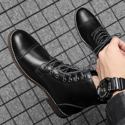 Morgan | Faux Leather Ankle Boots