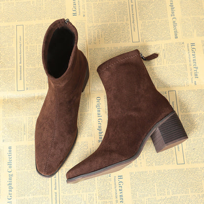 Iwona | Elegant Suede Ankle Boots