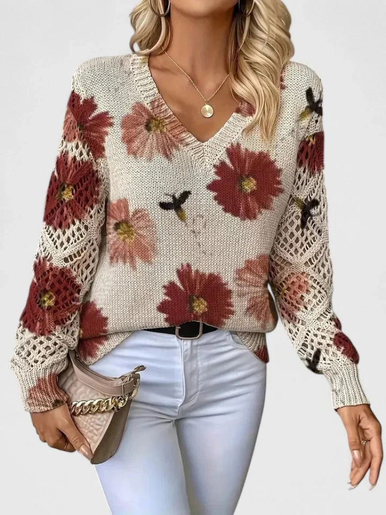 June | Jewel | Bloom Sweater