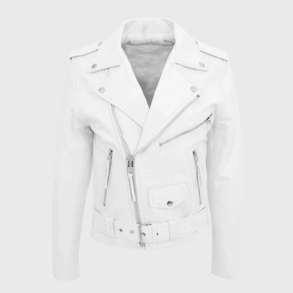 Dex™ | Leather Jacket with Zip Fastening