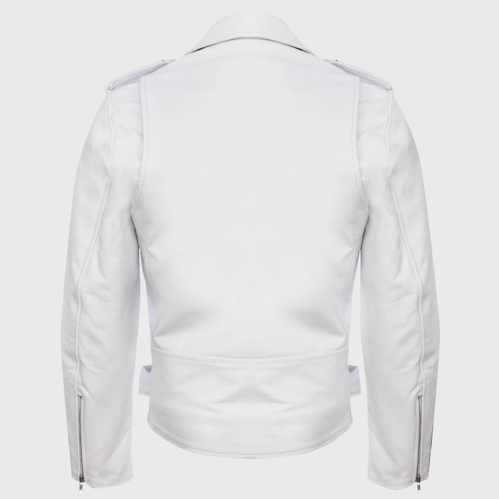 Dex™ | Leather Jacket with Zip Fastening